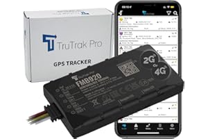 TruTrak Pro - FMB920 GPS Vehicle Tracking Device With 4G FMC920 Option - Van Motorbike Coach Car Tracker - Pay as You Go - Self-Install