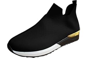 LOMELOMME Turnschuhe Damen Cushion Atmungsaktiv Turnschuhe Schuhe Wanderschuhe Shoes Bequeme Sneakers Hallenschuhe Damenschuhe Fitnessstudio Elegant Plateau Schwarz Laufschuhe Sportschuhe