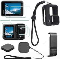 Kit Accessoires Silicone GoPro Hero 13 - Protection Complète | Étui, Couvercles, Verre Trempé