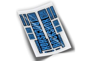 PEGATINEA Decals Autocollants DE Fourche ROCKSHOX Recon 2019 WP273 Bleu 517