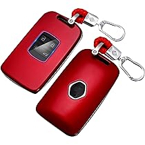 Coque Silicone Pour Clé Voiture - Compatible Clio, Mégane, Kadjar, Captur, Duster - 2 Coques Bleu Foncé - Protection Anti-choc