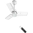 atomberg Renesa 600mm BLDC Ceiling Fan with Remote Control | BEE 5 star Rated Energy Efficient Ceiling Fan | High Air Delivery with LED Indicators | 2+1 Year Warranty (Gloss White)