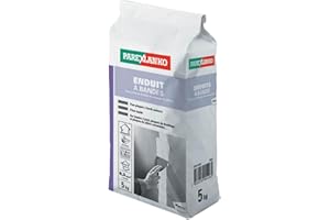 Parexlanko - Enduit à Bandes - Blanc - Réalisation de joints de plaques de plâtre - Maçonnerie intérieure - Haute adhérence - Prise rapide - 5kg