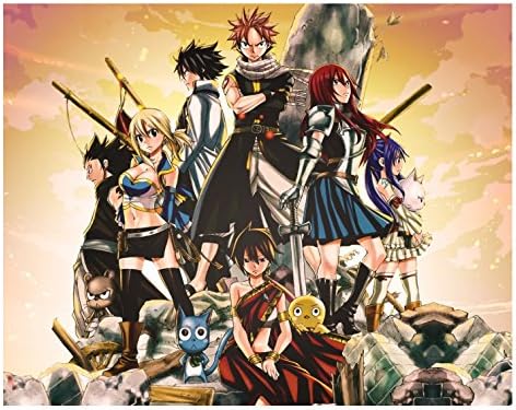 For Price Guns – Table Canvas Price Discount Manga Fairy Tail Guild 19x24 inches