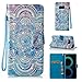 Samsung Galaxy S8 Plus Hülle Wallet Case, Cozy Hut Bookstyle Handy hülle Premium PU-Leder Tasche Flip Case Brieftasche Etui Schutz Hülle für Samsung Galaxy S8 Plus Ledertasche Tasche Handyhülle Schutzhülle Cover Etui Handycase Wallet Taljereep Folio Schutzhülle Kunstlederhülle Handy tasche Flip case mit Standfunktion und Kredit Kartenfächer - Datura