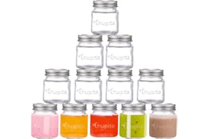 Smiths Mason Jars Chupitos | 2oz or 60ml per Shot Glasses with Lids Ideal Herbs and Spices Storage, Preserving Jars, Wedding Favors and More