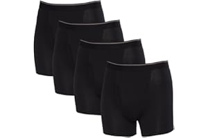 Kirkland Signature Lot de 4 boxers en coton Pima pour homme