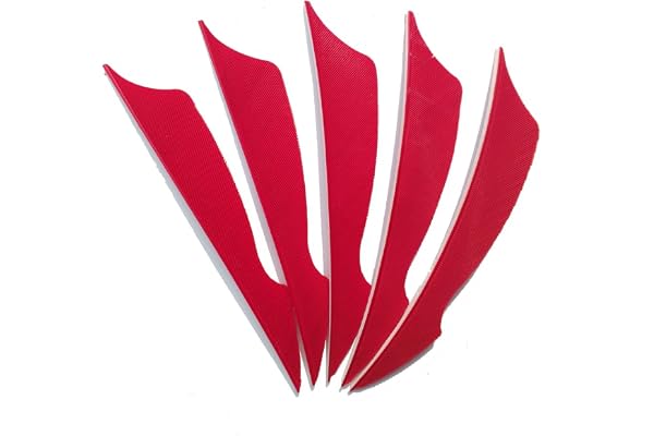 SHARROW 50pcs Plume de Flèche Naturelle 4 Pouces pour Tir à l'arc Chasse