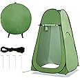 GNASTAS Portable Privacy Pop Up Polyester Dressing Changing Room, Outdoor Tent, Foldable Outdoor Shower Tent, Camp ToiletTent,Rain Shelter for Camping 1pc(Green)