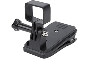 XINMYD Rotazione della Clip dello Zaino, Rotazione Staffa di Montaggio della Base Fissa di espansione della Clip dello Zaino Adatta per DJI OSMO Pocket 1/2 Camera