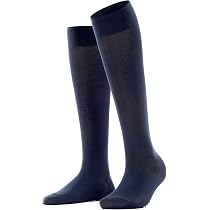 Chaussettes Longues Pour Femmes Falke Cotton Touch - Ultra Douces, Couture Plate Aux Orteils, Respirantes - 1 Paire
