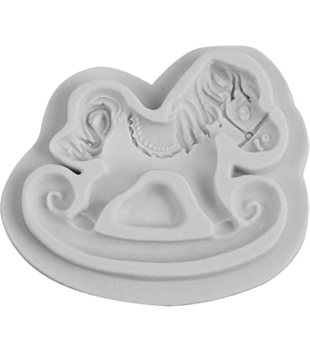 in silicone a forma di cavallo per decorare torte, cupcake