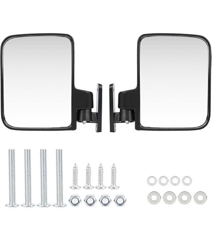 Alkar 6101209 Miroir Convexe Manuel Complet Extérieur - Compatible Renault 4