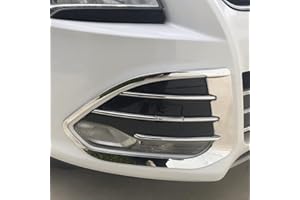 YUZHONGTIAN für Kuga 2013 2014 2015 Stoßfänger Chrom Zierleiste 2 Stück ABS Kunststoff