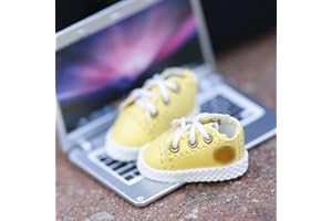 XiDonDon Casual Shoes for Ob11,DDF,Body9,1/12 BJD,GSC Doll Accessories Bjd Doll Toy Shoes (Yellow)