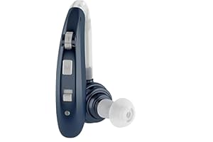 MeraPrime ® Dispositivo para aumentar el volumen de los sonidos | Mejora la percepción de los sonidos y la comunicación | Diferentes modos de escucha | Reducción del ruido (Azul)