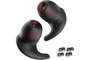 KAUGIC Ear Plugs for Sleep Noise Reduction, Reusable Noise Cancelling Earplugs with Carry Case, 32dB Silicone Ear Plugs for Sleeping, Concert, Travel, Work, 4 Pairs Ear Tips in XS/S/M/L