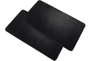 Girls'love talk 2 Stück KFZ Halterung Anti Rutsch Matte, 27 x 15 cm, Antirutschmatte für Armaturenbrett, Auto Matte Armaturenbrett Klebrige Pad Klebematte für Handy Sonnenbrille Schlüssel usw