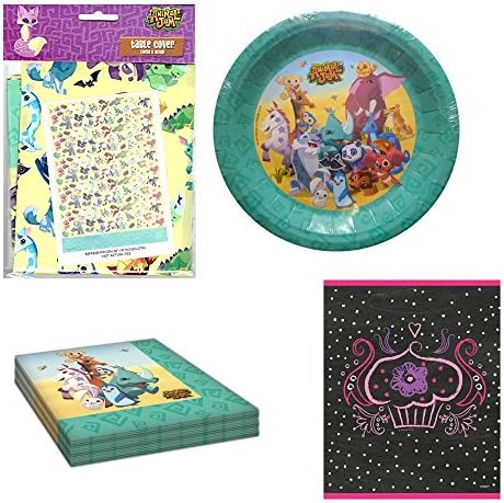 Animal Jam Plates, Table cover, Napkins + Complimentary Loot Bags