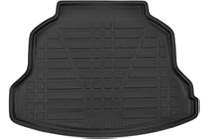 J&J AUTOMOTIVE SCOUTT Boot Liner, Boot Mat fits CR-V mk4 2012-2017, Water Resistant, Pet Friendly Equipment, Anti Slip, Raised edges, Tailored Fit, Easy to Roll and Clean