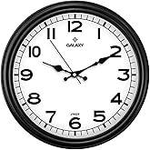 Galaxy D-200-K Classic Dial Black Color Flows Quiet 30 cm Wall Clock