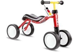 PUKY WUTSCH Multicolore | Bicicletta equilibrio da 1,5 anni | Giocattolo senza pedali | Monopattino per interni e esterni | Veicolo sicuro con asse oscillante | Seduta ergonomica | Ruote silenziose