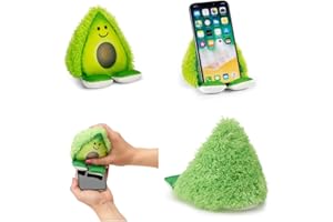 GIFTS FOR READERS & WRITERS Plusheez Handyhalter 2-in-1-Telefonständer mit Mikrofasertuch Bildschirmreiniger Universeller Telefonständer für Kinder, Kinder und Erwachsene Kompatibel mit eReader/Kindle/Smartphone/kleinem Tablet