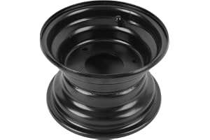 CHICIRIS Go Kart Wheel Rim 145/70-6 ATV Quad Dirt Bike Wheel Rim 6 Inch Go Kart with High Hardness Aluminum Alloy for Rear Re