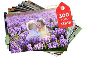 StampaFoto48Ore Stampa Foto dal Cellulare o PC Online - Stampa di Foto Personalizzate con Resa Professionale in Alta Qualità - Finitura Lucida o Opaca - 100% Made in Italy (13x18cm - 300 Foto)