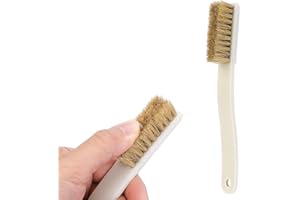 Thinp Brosse d'escalade et de blocage, brosse à craie ferme avec poils de sanglier épais et poignée solide pour intérieur et extérieur
