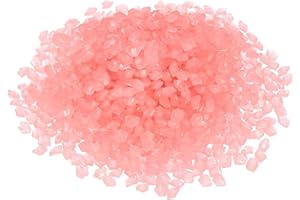 MisFun 10000 pezzi che si illuminano al buio sassi da giardino, ghiaia per giardino, decorazioni acquario, pietre da giardino, sassolini decorativi Ideale per decorare cortili o interni(Rosa)