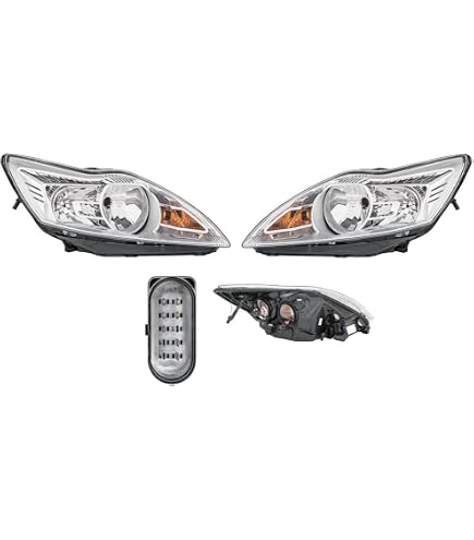 Johns Fari alogeni adatti per Peugeot 207 06- H1 con H7 H7 Set Sinistra Destra