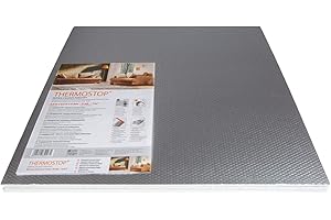 MARBET DESIGN 1 M ² Panneaux Isolants avec Papier D'Aluminium 50x50 cm Mur Isolation Thermo-Stop 4