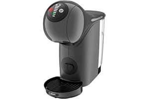 ‎NESCAFÉ DOLCE GUSTO NESCAFÉ Dolce Gusto Genio S by KRUPS, Kaffeekapselmaschine, 15 Bar, ultra-kompakt, Hochdruck, über 30 Kaffeekreationen, wählbare Getränkegröße, Auto-Abschaltung, anthrazit, KP243B