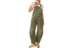 loveimgs Women Y2k Baggy Barrel Jeans Overalls Wide Leg Denim Pants Bib Overalls Jumpsuit Boyfriend Patchwork Jeans