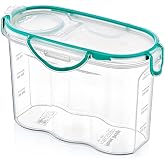 BUFFER&reg; Air with Locked Lid, Water Liquid Proof 1.2 Liter Food Storage Container-SA580