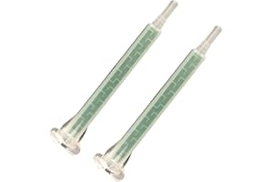 GSDGV Boquilla mezcladora para diferentes epoxi, 50 unidades de tubos de epoxi, punta mezcladora, pegamento AB, aplicador adhesivo de cartucho, interfaz cuadrada