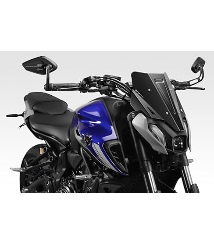 Bulle Saute-vent Noire Pour Yamaha MT07 2014-2017 - Neuve, Fabriquée En France