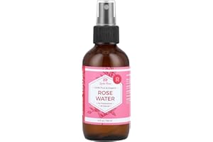 Leven Rose, 100% Pure & Organic Rose Water, 4 fl oz (118 ml)