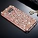Price comparison product image Samsung Galaxy S7 Case,Luxury Bling Glitter [Crystal Rhinestone Diamond] Soft TPU Rubber Silicone [Electroplating Edge] Shockproof Protective Case Cover for Samsung Galaxy S7 - Colour Rose Gold