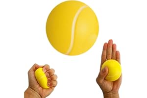 Amoyeric Hand Grip Musculation Balle Anti-Stress Main Ballons De Thérapie Rééducation de la Main Doigt Équipement d'exercice Balle Molle pour Main Exercice