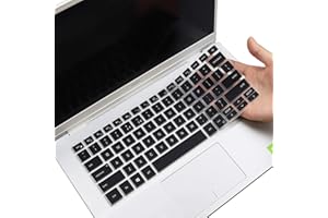 MUBUY-GOL MUBUY Tastatur-Abdeckung für Dell Inspiron 14 2-in-1, Dell Inspiron 5401 5402 5409 5405 5406 5490 5493 5498 7490 7400 7405 7409, 33.8 cm (13.3 Zoll), Schwarz