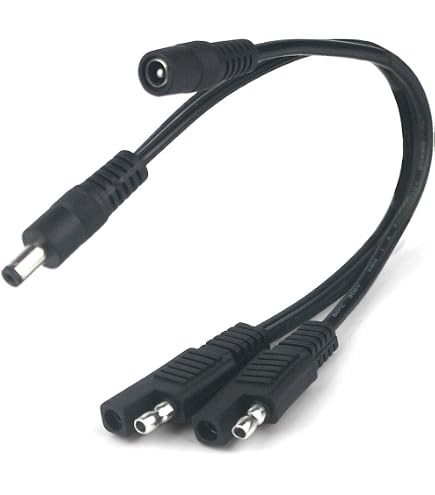 Nuofany SAE-Stecker-Verlängerungskabel, SAE-Schnellverbinder-Trennstecker, SAE-Strom-Verlängerungskabel, für Solarmodul, Motorräder, Traktoren und Autos, 2 Stück Nuofany SAE-Stecker-Verlängerungskabel, SAE-Schnellverbinder-Trennstecker, SAE-Strom-Verlängerungskabel, für Solarmodul, Motorräder, Traktoren und Autos, 2 Stück