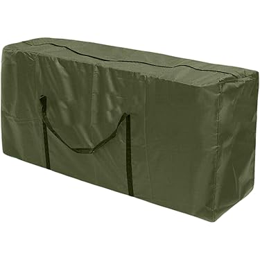 Outdoor Kussen Opbergtas - Duurzame 210D Patio Kussenzak, Tuinkussen Opbergtas met ritssluiting met handgrepen en capaciteit 81 x 81 x 61 cm
