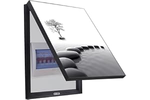 WBBML Pintura Decorativa Caja de Contadores Marco Negro Cuadro Para Tapar Cuadro Electrico Pintura Colgante Sala de Estar(B,45x55cm)