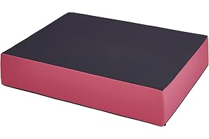Jump Hoppdyna 99 x 75 x 18 cm – blå eller rosa – hoppmadrass för barn från 3 år till 40 kg – lekmatta, gymnastikmatta, madras