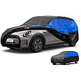 GUNHYI Car Cover - Waterproof All Weather For SUVs, Outdoor Full Car Cover Snowproof Windproof UV Protection, Universal Fit For SUVs Up To 181 Inch, Silver