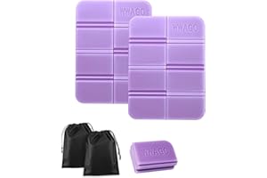 RUTBUE Foldable Outdoor Seat Cushion Pack 4 Pads Children Adults Waterproof Thermal Portable Mat Playground Garden Stadium Hunting Camping Hiking Picnic Sports Leisure Activities Sleeping Bags Mattresses