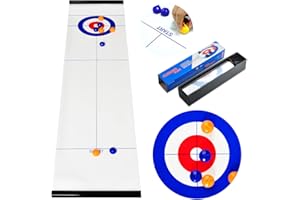 CS COSDDI Curling Game, Juegos de mesa, juegos de curling, juegos de mesa portátiles en equipo, juegos de mesa para fiestas familiares para niños y adultos en interiores