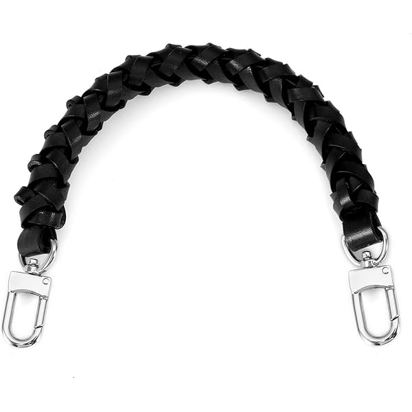 PandaHall Gevlochten portemonnee riem, vervanging handvat korte tas riem tas handtas handgrepen portemonnees met draaibare kreeft gespen voor vrouwen tas maken zakboek, 43cm/17inch